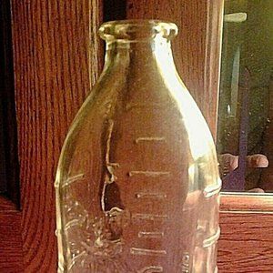 Antique Baby Bottle -8 ounce Glass